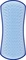 PET Teezer De-Shedding & Grooming Brush, für stark haarendes und langhaariges Fell mit Unterfell, small, Navy/Himmelblau Vorschaubild