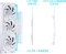 Jonsbo DS916, Monitor Kit, White Vorschaubild