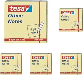 tesa Notes Office Haftnotiz, 75x75mm, glatt, 100 Blatt