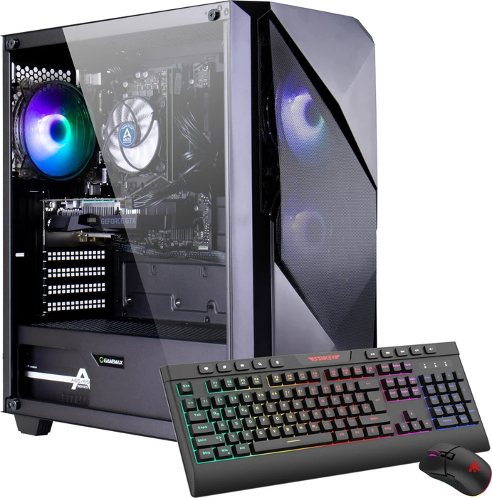 Hyrican Gamemax Striker 7447, Ryzen 5 7500F, 32GB RAM, 1TB SSD, GeForce RTX 4070
