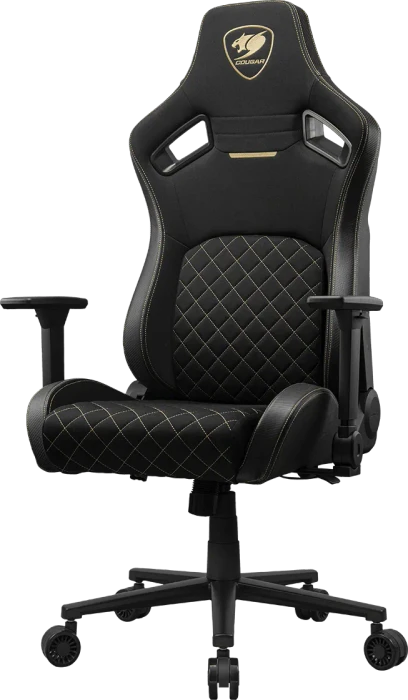 Cougar Defensor Gold F CGR-DFF-GLB Gamingstuhl, schwarz/gold (3MDFFGLB.0001) – Bild 10