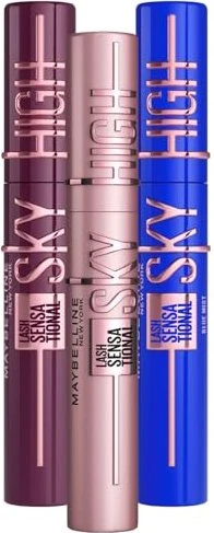 Maybelline Lash Sensational Sky High Mascara very black/blue mist/burgundy haze, 3 Stück