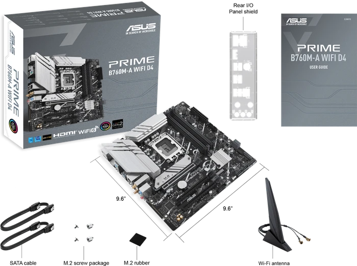 ASUS Prime B760M-A WIFI D4 (Intel 1700)