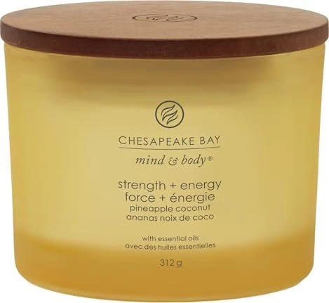 Chesapeake Bay Candle Strength + Energy Pineapple Coconut Duftkerze, 312g