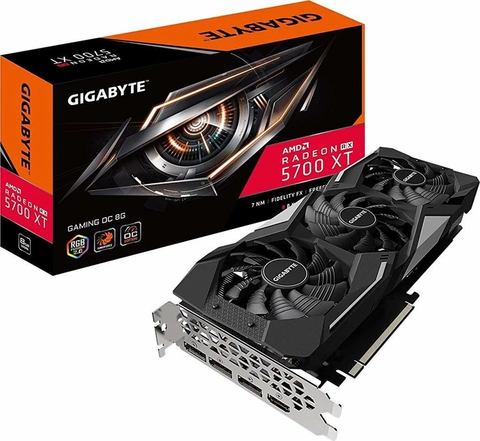 GIGABYTE Radeon RX 5700 XT Gaming OC 8G (Rev. 1.0), 8GB GDDR6, HDMI, 3x DP