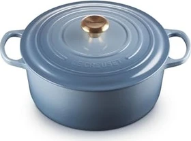 Le Creuset Signature Gusseisen Bräter rund 28cm 6.7l chambray