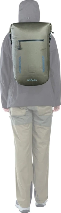 Tatonka Commuter Rolltop 25 WP stone grey/olive