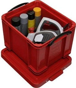 Aufbewahrungsbox, 35l, rot