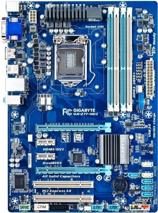 GIGABYTE GA-Z77-HD3 (Intel 1155)