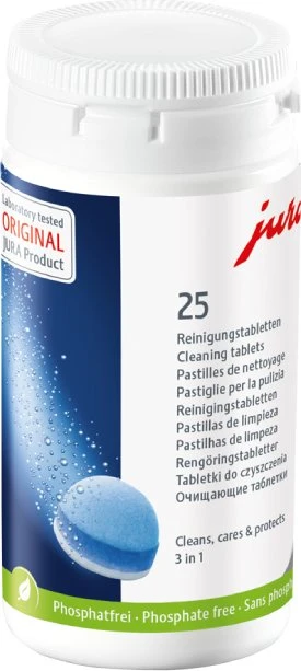 Jura 3-Phasen-Reinigungstabletten, 25 Stück