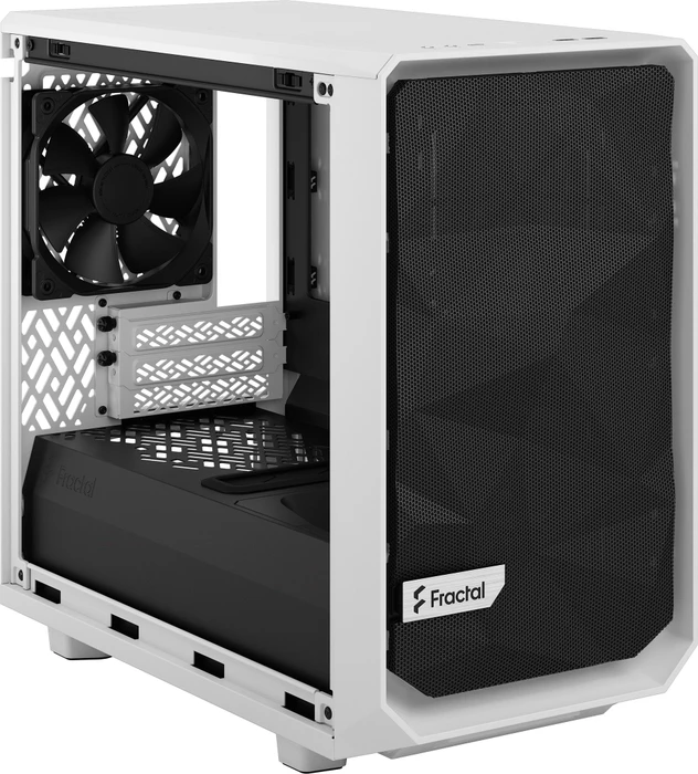 Fractal Design Meshify 2 Nano White TG Clear Tint, Glasfenster, Mini-ITX