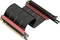 LinkUP AVA5 v2 Riser Kabel, links gerichtet, gewinkelt, PCIe 5.0, 150mm, schwarz/rosa Vorschaubild