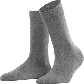Falke Sensitive London Socken light greymel. (Damen)