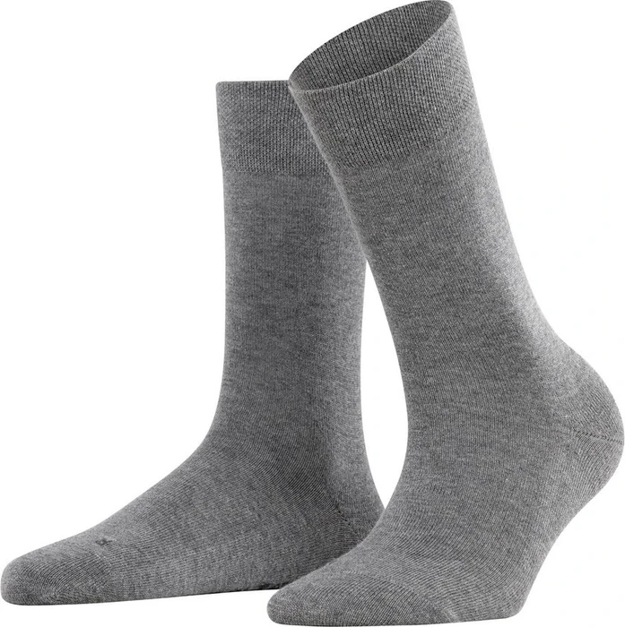 Falke Sensitive London Socken light greymel. (Damen)