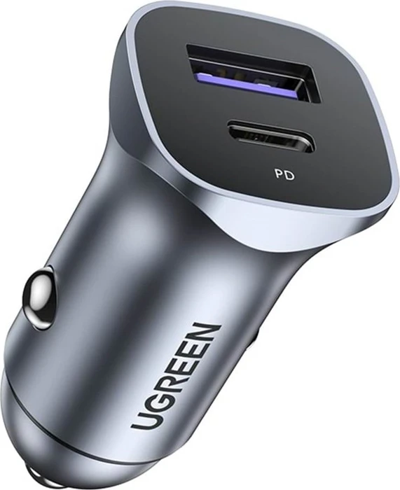 Ugreen 2-Port Car Charger 30W grau
