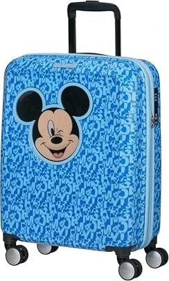 American Tourister Funlight Disney Spinner 55cm Mickey lenticular blue