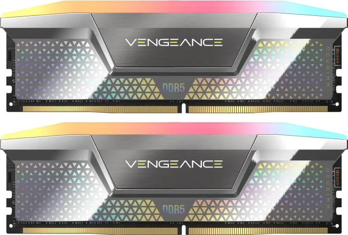 Corsair Vengeance RGB silber CUDIMM 48GB Kit, DDR5-8400, CL40-52-52-135