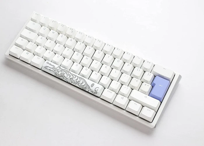 Ducky One 3 Mini PBT, LEDs RGB, Pure White, MX RGB RED, USB, DE