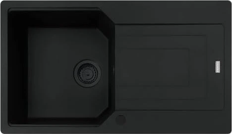 Franke Urban UBG 611-86 Einbau Becken reversibel mit Ablauffernbedienung black matt