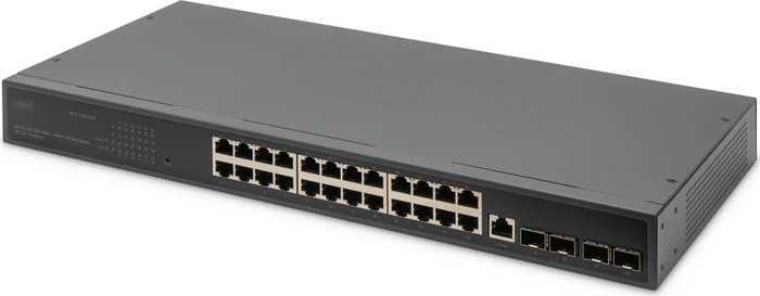 Digitus DN-80 Rackmount Gigabit Managed Switch, 24x RJ-45, 4x SFP+