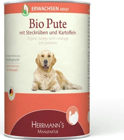 Herrmann's Manufaktur Bio-Pute mit Kartoffeln und Steckrüben, 4.80kg (12x 400g)