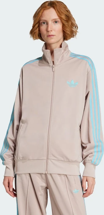 adidas Adicolor Classics Loose Firebird Originals Trainingsjacke wonder taupe/blue glow (Damen)