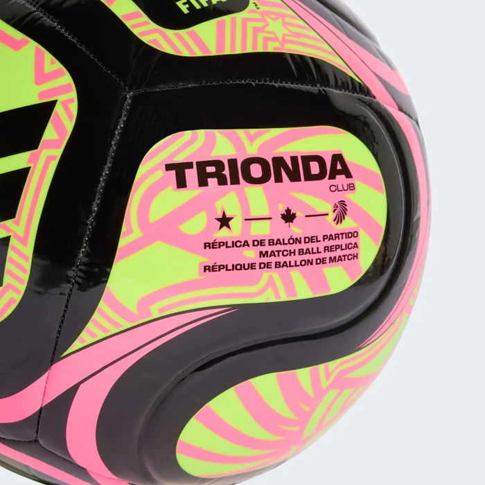 adidas Trionda FIFA WM 2026 Club Fußball black/lucid lemon/lucid pink