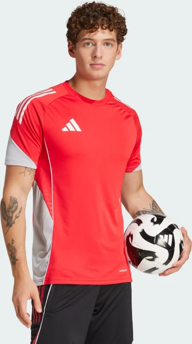adidas Tiro 25 Competition Funktionsshirt kurzarm pure ruby/team grey four (Herren)