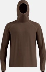 Odlo Cubic Multisport Midlayer Hooded Funktionsshirt langarm brown granite (Herren)