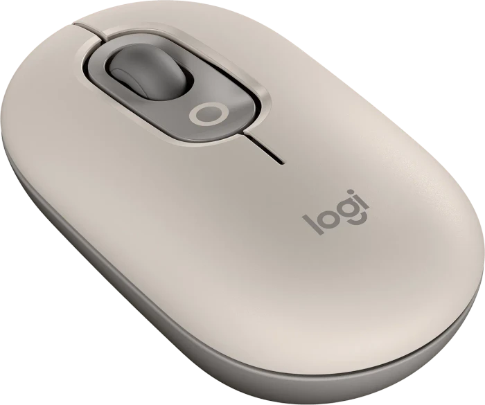 Logitech POP Wireless Mouse, Mist, Logi Bolt, USB/Bluetooth