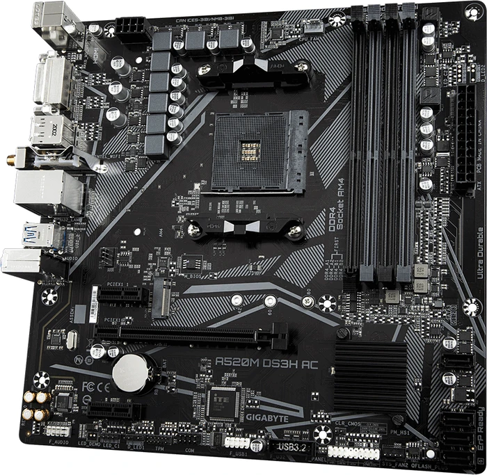 GIGABYTE A520M DS3H AC (AMD AM4)