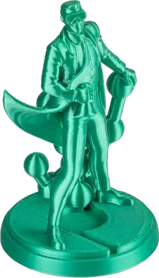 Polymaker PolyLite Silk PLA, grün, Spule, 1.75mm, 1.00kg