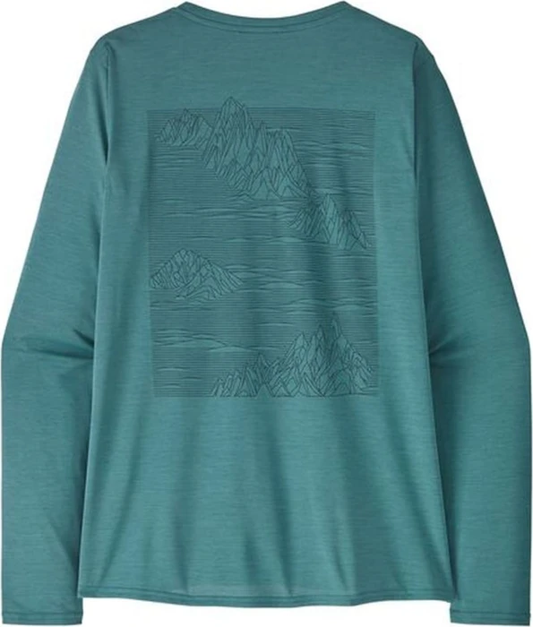 Patagonia Capilene Cool Daily Graphic Funktionsshirt langarm strataspire: wetland blue (Damen)