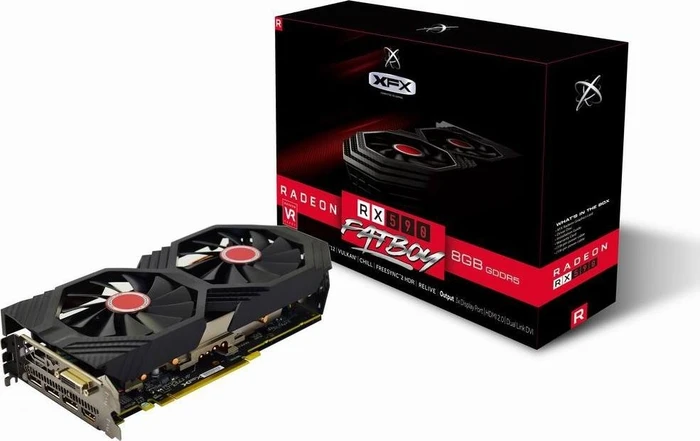 XFX Radeon RX 590 Fatboy, 8GB GDDR5, DVI, HDMI, 3x DP