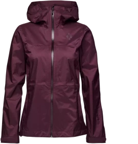 Black Diamond Treeline Rain Shell Funktionsjacke blackberry (Damen)
