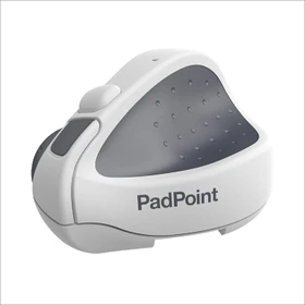 Swiftpoint PadPoint Premium Wireless iPad Mouse weiß/grau, USB/Bluetooth