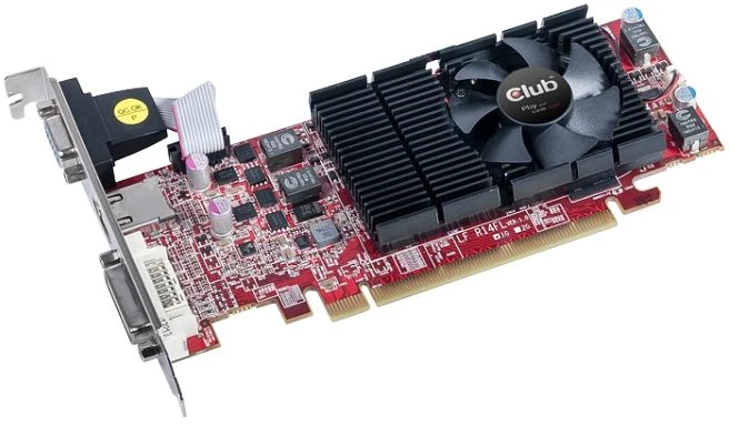 Club 3D Radeon R7 250E Low Profile, 1GB GDDR5, VGA, DVI, HDMI