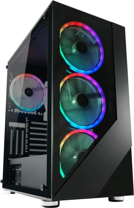 LC-Power Gaming 803B Shaded_X, Glasfenster