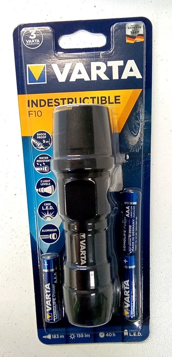 Varta Professional Indestructible 1 Watt LED Light 3AAA Taschenlampe