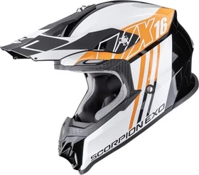 Scorpion VX-16 Evo Air Lignes schwarz/weiß/orange