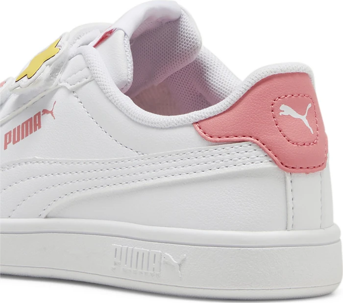 Puma Smash 3.0 Badges puma white/passionfruit (Junior)