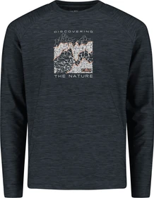 CMP Funktionsshirt langarm schwarz melange (Herren)