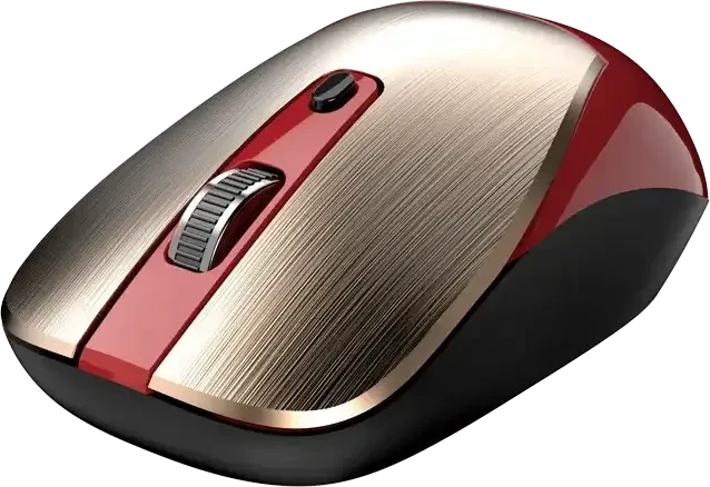 Genius NX-7125 Copilot Wireless Optical Mouse gold/rot, USB
