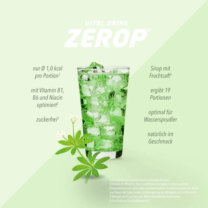 Best Body Nutrition Vital Drink Zerop Waldmeister 48ml