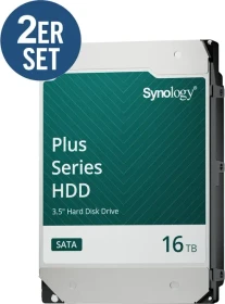 Synology 16TB Plus-Serie HDD HAT3310 für Synology-Systeme, 3.5", 512e, 2er-Pack