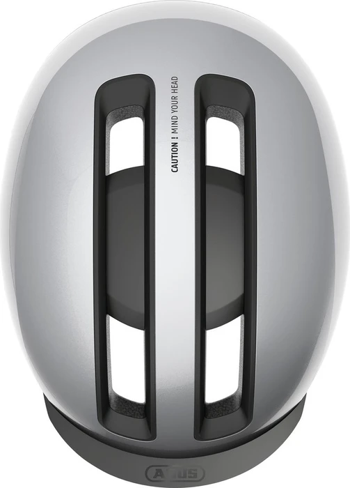ABUS HUD-Y Helm gleam silver