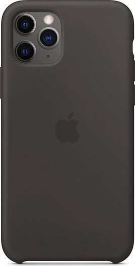 Apple Silikon Case für iPhone 11 Pro schwarz