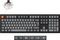 Keychron K10 Max, schwarz/grau, LEDs RGB, Keychron Super BROWN, USB/Bluetooth, DE Vorschaubild
