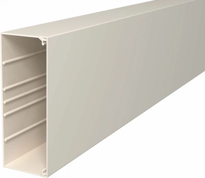 OBO Bettermann WDK80210CW Kabelkanal, 210x80mm, 2m, cremeweiß