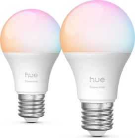 Philips Hue Essential E27 8W, 2 Stück